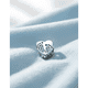 thumbnail image 2 of Charm plata 925 corazon patitas bebe brillantes dije, 2 of 3