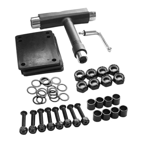 Magideal - Juego De Ruedas Y Camiones De Monopatín, Juego De Ruedas Y Rodamientos De Monopatín, Juego De Hardware De Monopatín Universal Para Monopatín, Fácil De