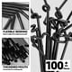 thumbnail image 3 of Pajilla flexible negra SONGNASS 26 cm - paquete de 100, 3 of 6