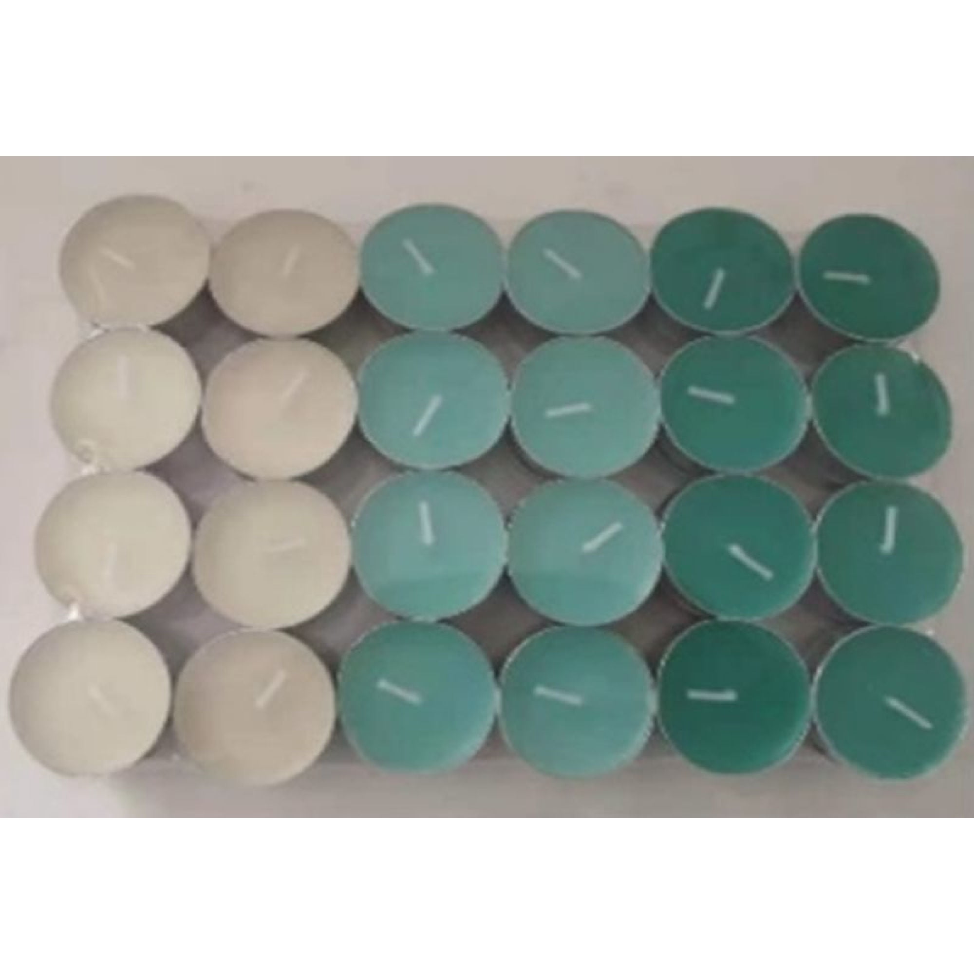Pack de 20 Vela tealight multicolor