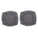 thumbnail image 5 of 2 piezas jacquard poliéster estiramiento boda boda silla asiento cubierta gris_l, 5 of 5