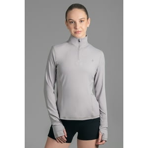 Ultimate Midi Zipper Sport Mujer Cool Gray