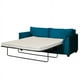 thumbnail image 3 of Sofa Cama Milan 2Pl Con Resortes Pocket Tela Velvet Azul Petroleo, 3 of 5
