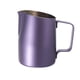 thumbnail image 5 of Taza De Jarra Para Espuma De Leche De Café Para Latte Art Chai Cappuccino Purple 450ML, 5 of 5
