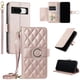 thumbnail image 5 of Funda tipo billetera FOXDOCK para Google Pixel 8 – Tapa abatible con correa para mujer, 5 of 5