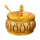 thumbnail image 1 of Tarro Decorativo Dorado, Elegante Barril De Aperitivos Y Dulces Para Oficina, Cocina Y Hogar, 1 of 3