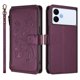 thumbnail image 2 of Funda Cartera Mariposa para [Samsung Galaxy S26 Edge] con Soporte y Cremallera Violeta, 2 of 6