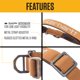 thumbnail image 2 of Collar de nylon Carhartt Field para perro, color rosa, talla grande, 2 of 5