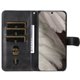 thumbnail image 2 of Funda tipo cartera para Google Pixel 8 con bolsillo con cremallera y ranuras para tarjetas – Función de soporte Negro, 2 of 6