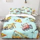 thumbnail image 2 of Trucks Bulldozer Kids Quilt Duvet Cover Set Kids Soft Bed Linen3-Piece Bedding Set, 2 of 5