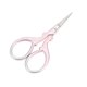 thumbnail image 1 of Unique Bargains 1 Pc Tijeras Embossed para Mujeres Tijeras Recortadoras de Cejas para Baño Acero Inoxidable Rosa, 1 of 3