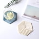 thumbnail image 3 of Posavasos de vinilo antideslizantes, originales, de diseño premium (6 unidades), 3 of 7