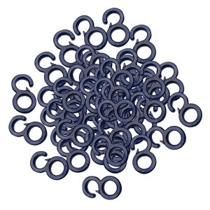 Ioensy - 50 Ganchos Elásticos Para Colgar En El Extremo De La Cuerda, Clips Para Toldos, Cocina, Camping, 8 Formas Abiertas