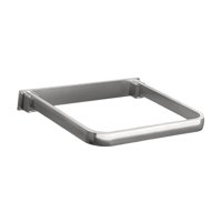 Magideal - Toallero De Baño, Colgador De Toallas, Plegable, Montado En La Pared, Accesorios De Baño, Toallero, Estante De Almacenamiento Para Lavabo, Decoración 1 Capa Sin Ganchos