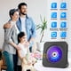 thumbnail image 2 of Reproductor de CD de sobremesa ROADOM Bluetooth FM Radio U Disk Negro, 2 of 6