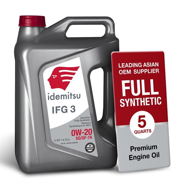 Aceite de motor Idemitsu IFG3 0W-20 totalmente sintético 4,7 L