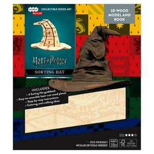 Insight - Harry Potter Sorting Hat Libro Y Modelo Armable En Madera
