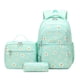 thumbnail image 1 of Daisy Prints School Backpack Set with Lunch Kits Bookbag for Teenager Girls 3pcs SchoolBag for Primary Student Book Bag, 1 of 3