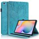 thumbnail image 1 of Funda con relieve del Árbol de la Vida para tablet Samsung Galaxy Tab S6 Lite con soporte, ranuras para tarjetas y soporte para lápiz óptico. Azul, 1 of 6