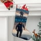 thumbnail image 2 of Aquaman Tema: Calcetines de Navidad, fino lino blanco para colgar en escaleras y chimenea, decoración navideña para el hogar, regalo de Navidad. 45cm × 32cm, 2 of 5