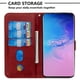 thumbnail image 5 of Funda con Cremallera para Samsung Galaxy S20 Ultra, Carcasa Cartera de Cuero PU con Soporte y Tarjetero, 5 of 5