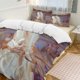 thumbnail image 1 of Oil Painting Style 3-Piece Twin Bed Set - Includes 1 Single Comforter And 2 Pillowcases Bedding - Fade Resistant Microfiber - Oil Painting Style, 1 of 4