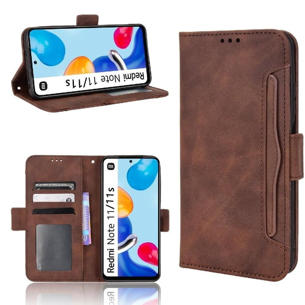 Funda Tipo Billetera FOXDOCK para Xiaomi Redmi Note 11S – Tapa Flip con Tarjetero