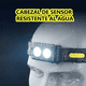 thumbnail image 3 of Linterna Frontal Led Recargable Con Sensor Cinta Ajustable, 3 of 3