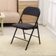 thumbnail image 4 of Silla plegable con acolchado negro, 4 of 5