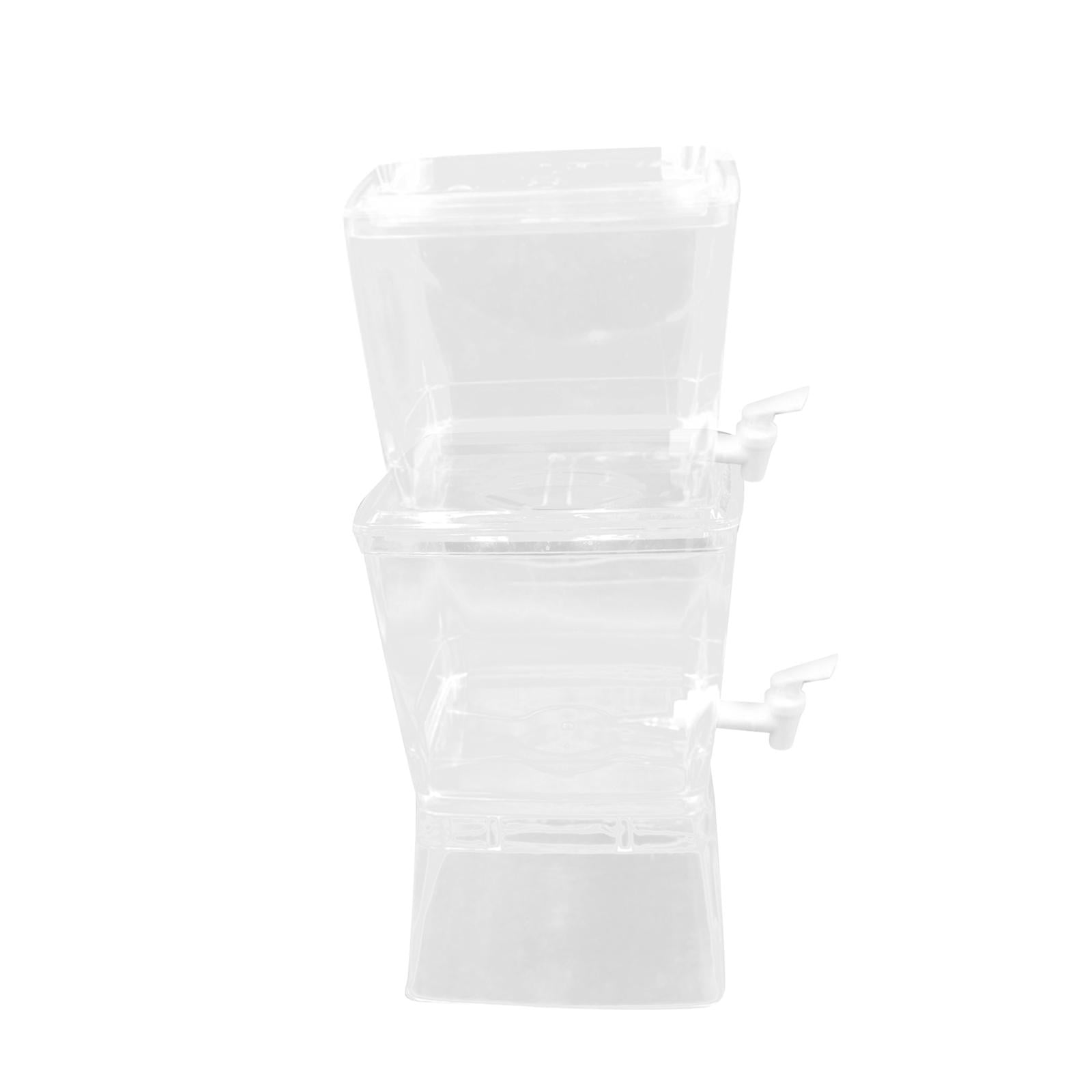 Bothyi - Dispensador De Bebidas Apilable Cocina Botella Transparente Contenedor De Bebidas Frías 11l