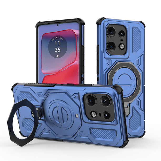 Funda FOXDOCK para Motorola Edge 50 Pro 5G , magnética, ligera, soporte 360°, antigolpes
