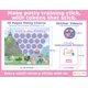 thumbnail image 3 of Tabla de entrenamiento de baño Bright Seed para niña 30x25 cm 240 pegatinas, 3 of 6
