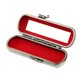thumbnail image 3 of Caja de almacenamiento de la caja de almacenamiento de la caja del lustre del labio del lápiz labial del cuero de piedra agrietada con verde del espejo, 3 of 5