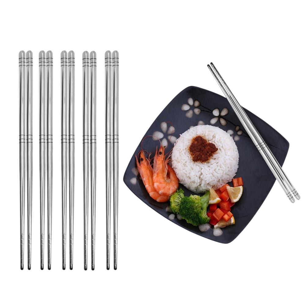 N-ofertas - Palillos Chinos 5 Pares Reutilizables Sushi