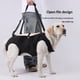thumbnail image 3 of Arnés de elevación para perros, mochila de emergencia para piernas de mascotas Soporte y rehabilitación Carrier de eslinga, correas de elevación ajustables para perros mayores Lesiones artic, 3 of 3