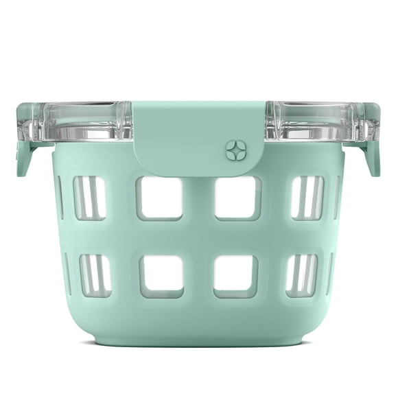 Recipiente de almacenamiento de alimentos Ello DuraGlass, 2 tazas, hermético