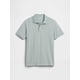 thumbnail image 4 of Polo GAP de piqué elástico para hombre, color verde iceberg, talla M, 4 of 4