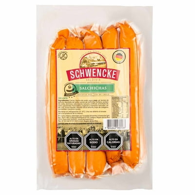 Salchicha Artesanal Con Piel 5 Un 500 G Schwencke