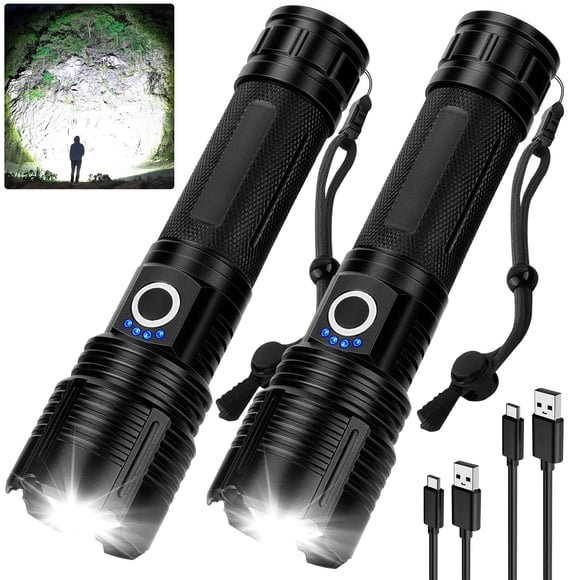 Linterna Vinderfine de Alto Lumen 99,000lm Recargable (Paquete de 2)