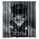 thumbnail image 1 of Cortina de ducha con diseño de póster de personajes de Frankenweenie, juego de cortina de baño con ganchos, tamaño 66 x 72 pulgadas, 1 of 3