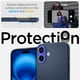 thumbnail image 5 of Funda Spigen para iPhone 16 Azul Marino con Protección Militar, 5 of 7