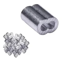 Genérico - Casquillos De Aluminio Para Piola 1-2Mm
