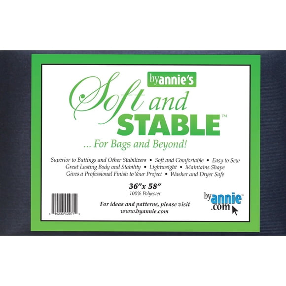 Tela Soft and Stable de ByAnnie, 36x58 cm, Negra
