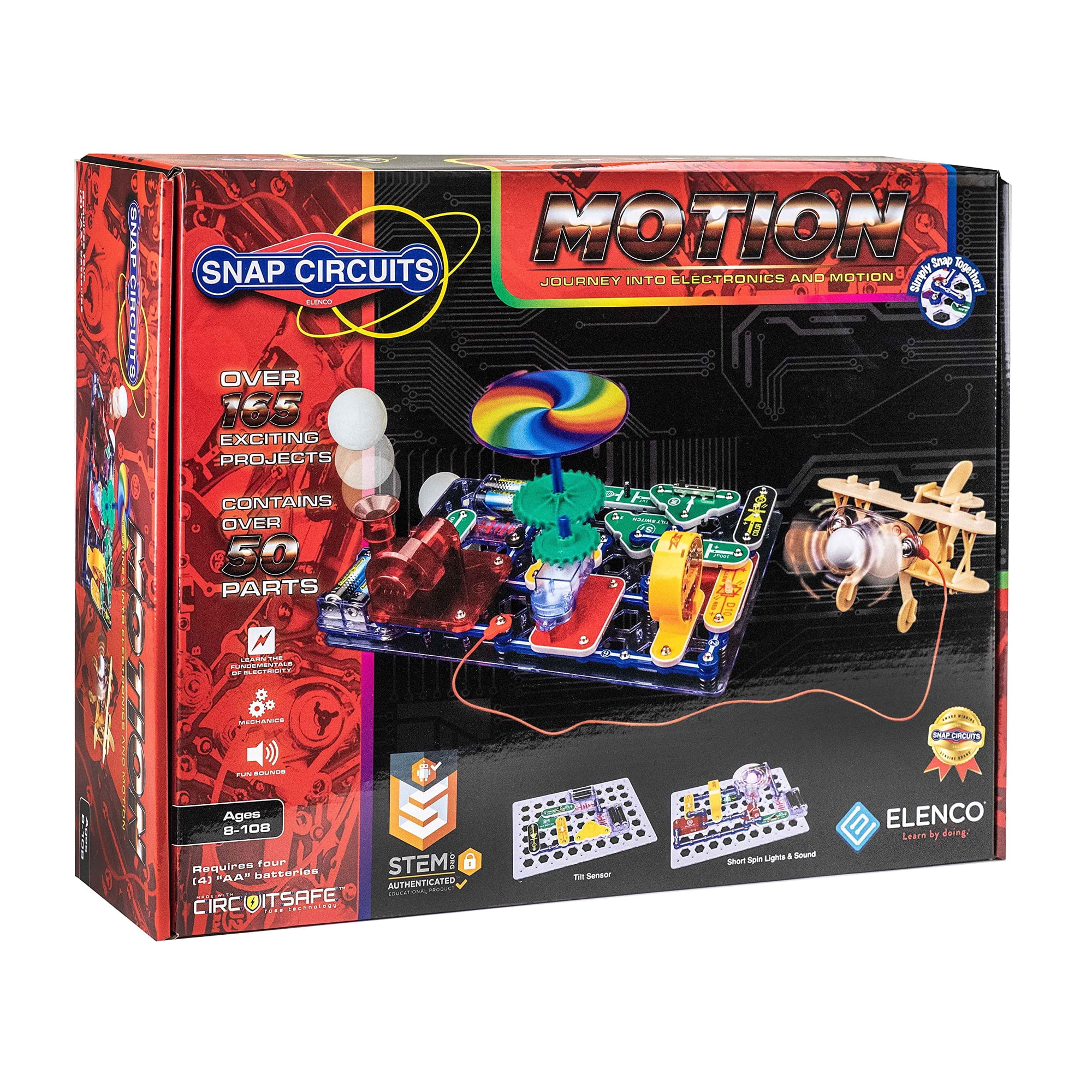 Kit De Descubrimiento De Electrónica Snap Circuits Motion Desde Hace Más De 8 Años