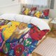 thumbnail image 3 of Comforter Set Queen Size Pokemon Alola Region Set with 2 Pillowcases for All SeasonsBedding Set 3pcs for Kids Boys Girls Bedroom Decor Bed Sheets, 3 of 5