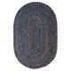 thumbnail image 1 of Alfombra Area Rug Rhody Katie KA13, ovalada, 60 cm x 90 cm, azul marino, fabricada en EE. UU., 1 of 1