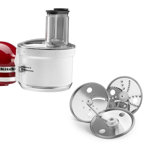 Kitchenaid Ksm1Fpa Procesador De Alimentos, Estandar, Blanco