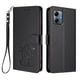 thumbnail image 1 of Motorola MOTO G Play 2025 Funda Billetera con Estampado de Gato, Negro, 1 of 6