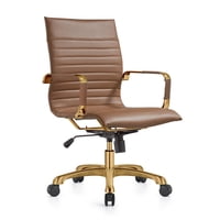 Silla De Oficina Leisuremod Harris, Moderna Y Ergonómica Con Respaldo Alto