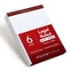 thumbnail image 1 of Bloc de notas legal TOPS paquete de 6, rayado ancho 8,5 × 11,75 cm, 1 of 7